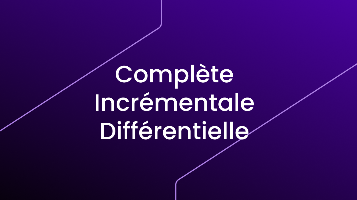 Sauvegarde de données : Méthodes traditionnelles vs. Sauvegarde basée sur l'index